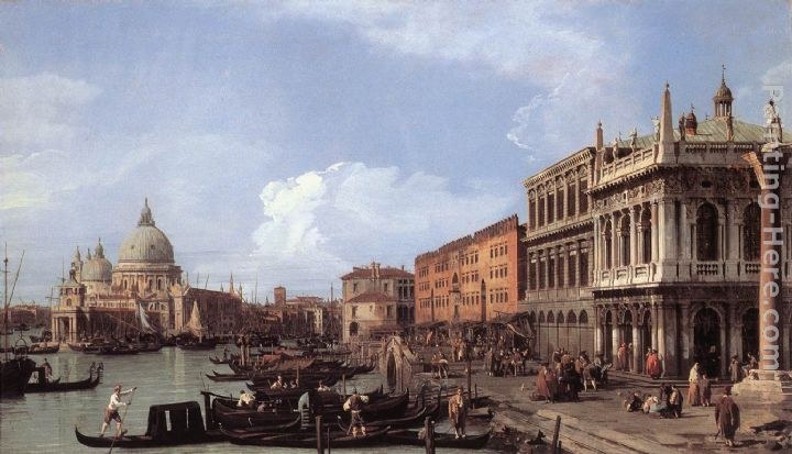 Canaletto The Molo Looking West